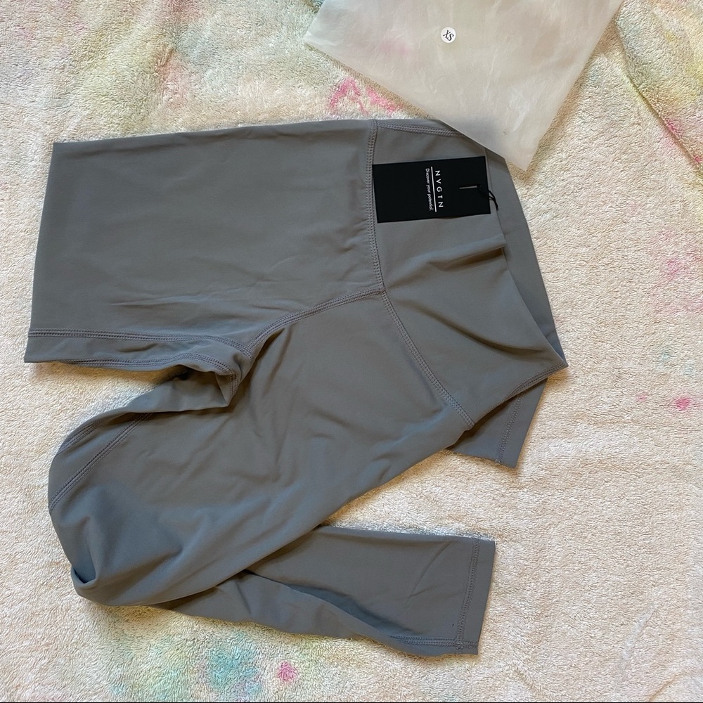 NVGTN. seamless grey leggings